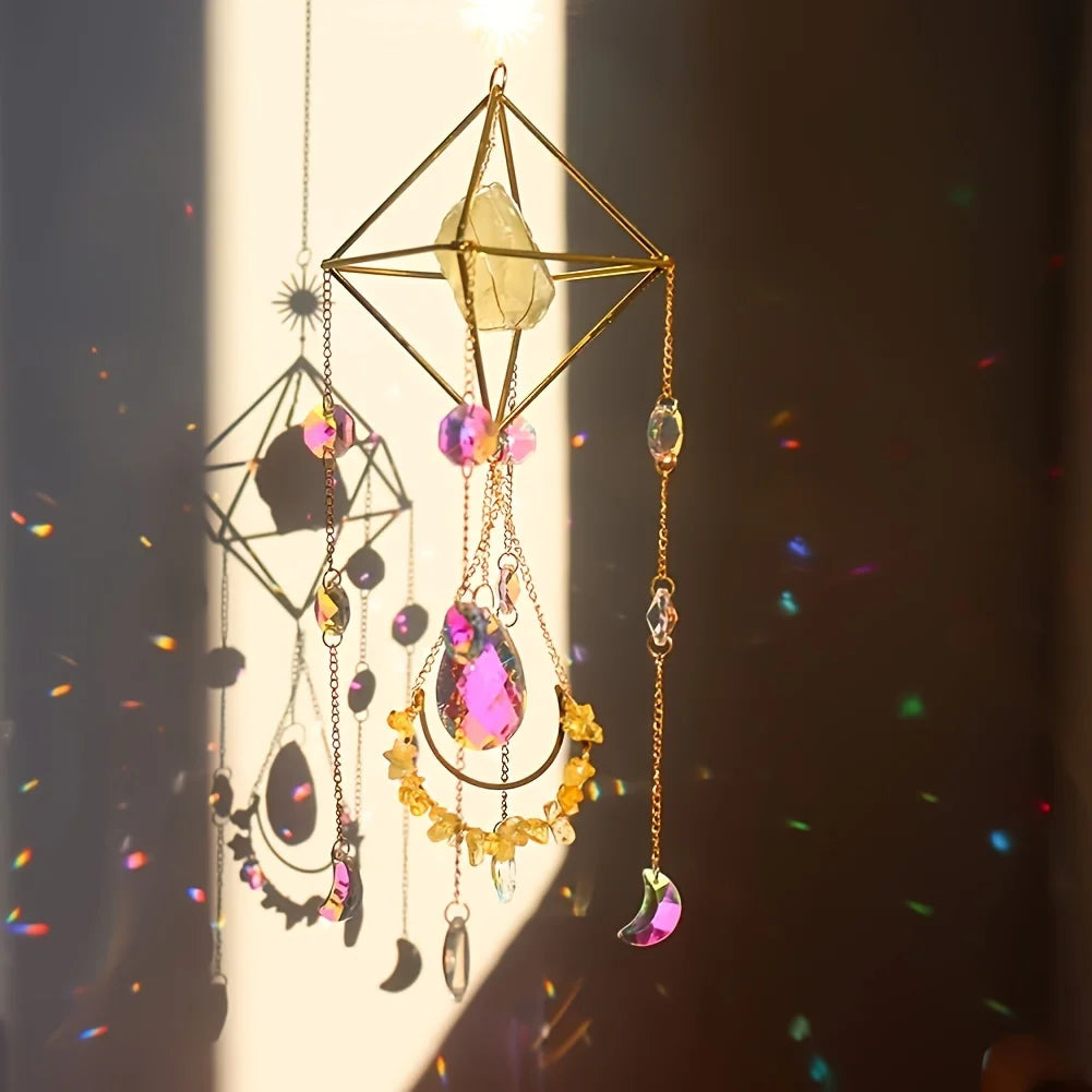 Hanging Crystal Prism Sun Catcher Home Decor
