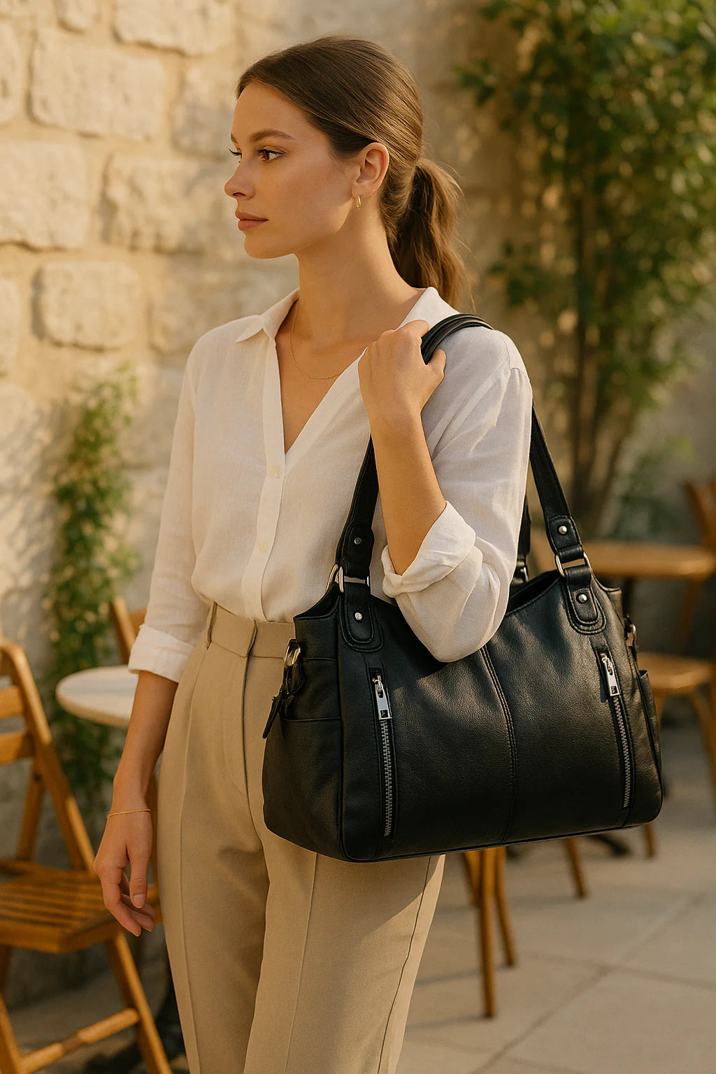 Luxury Redefined: CLABIHIM X Ange Premium Italian Leather Bag