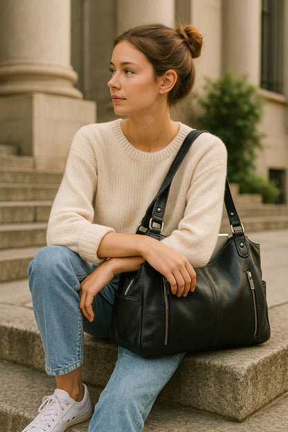 Luxury Redefined: CLABIHIM X Ange Premium Italian Leather Bag