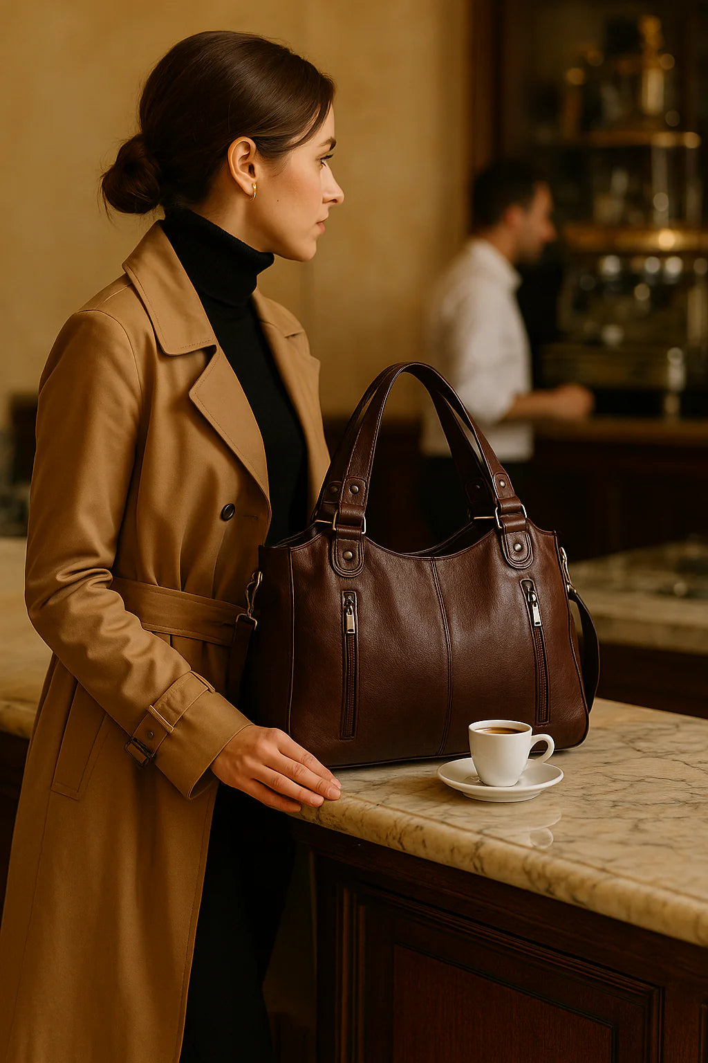 Luxury Redefined: CLABIHIM X Ange Premium Italian Leather Bag