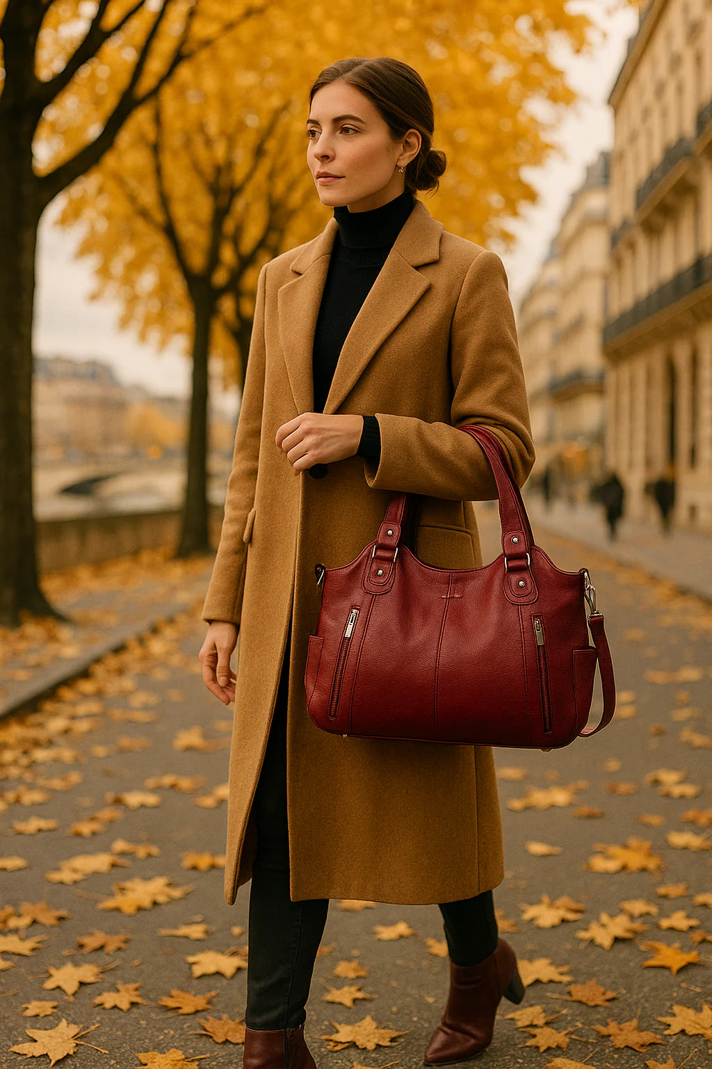 Luxury Redefined: CLABIHIM X Ange Premium Italian Leather Bag