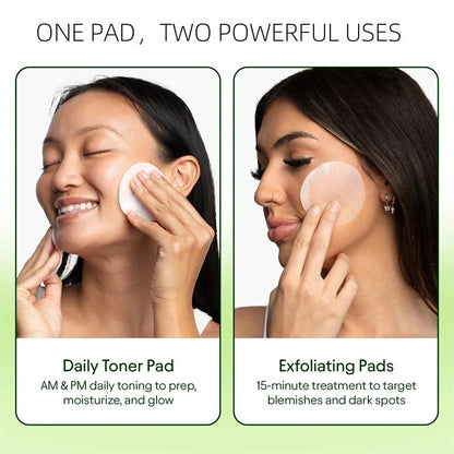 Jiyu Korean Skincare Anti-Aging, Dark Spot & Wrinkle Minimizing Toner Pads with Snail Mucin, Centella Asiatica, Niacinamide, Peptide Complex - 100 ct.
