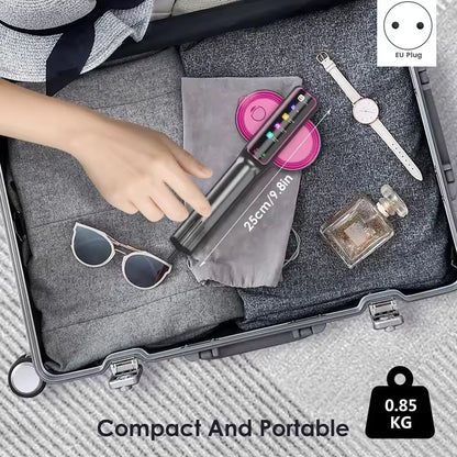 Clabihim Portable Garment Steamer – LCD Display, 5s Fast Heat, 7 Modes, 90° Swivel Handle