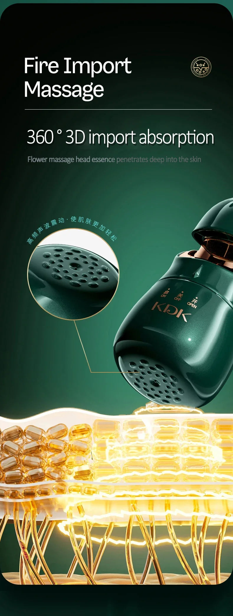 3 in 1 EMS Facial Lifting & Massage Device