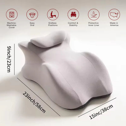 ✨ Premium Ergonomic Support Pillow – Comfort & Closeness Redefined ✨