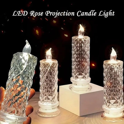 【LAST DAY SALE】LED Crystal Candle Lights ✨🕯️🔥 Buy 3 Get 1 Free, Ends Today!