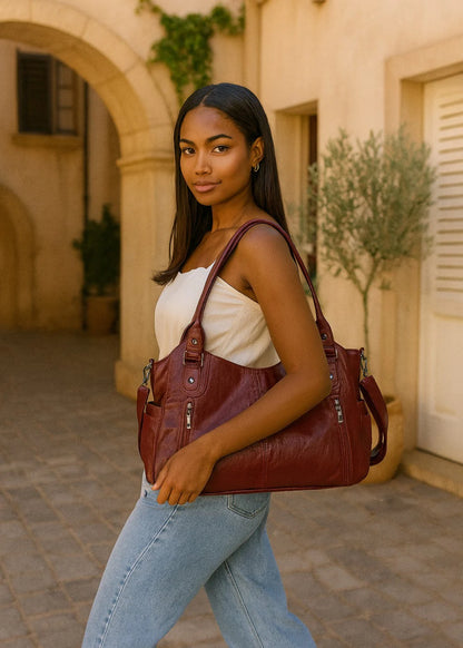 Luxury Redefined: CLABIHIM X Ange Premium Italian Leather Bag