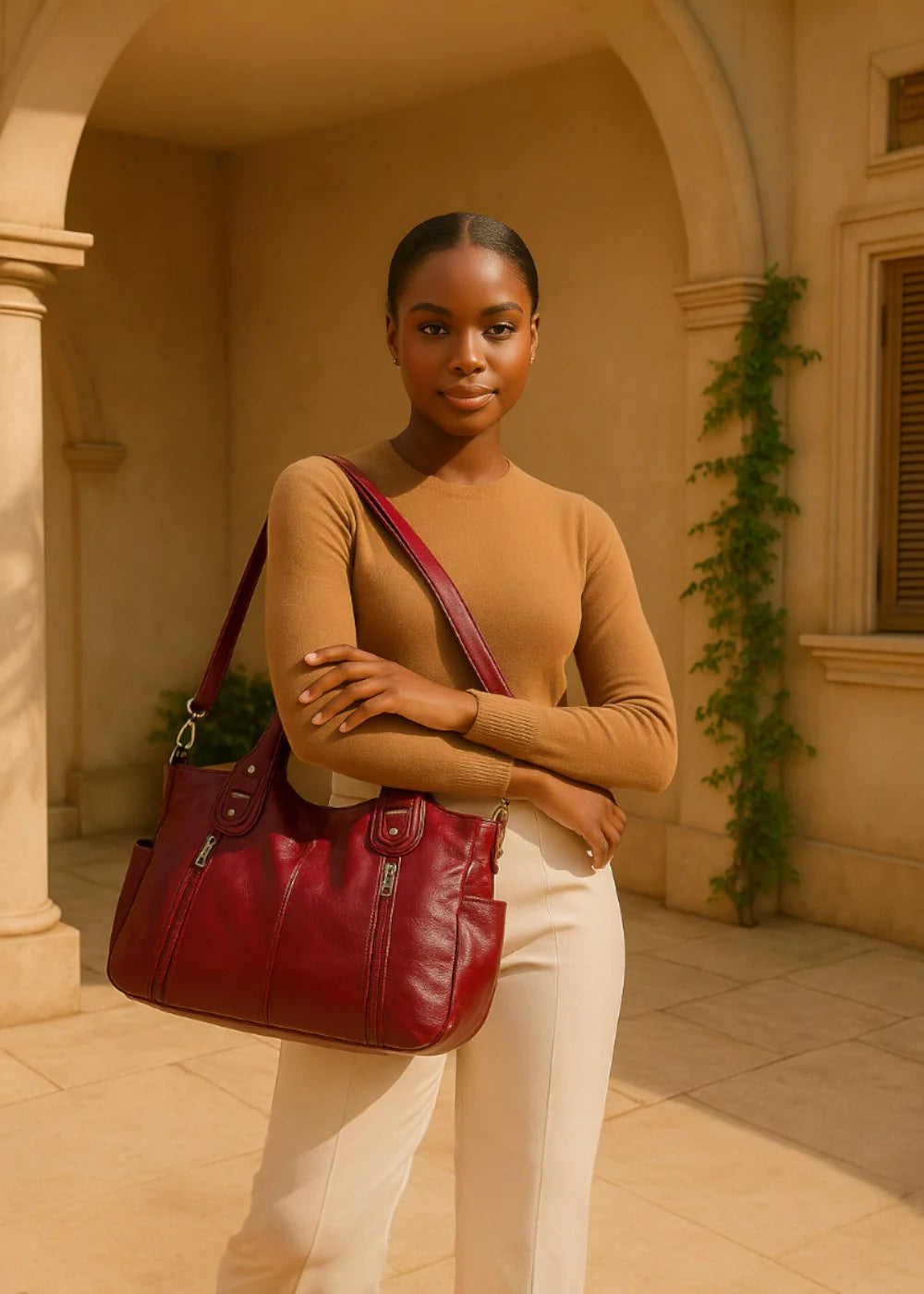 Luxury Redefined: CLABIHIM X Ange Premium Italian Leather Bag