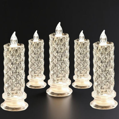 【LAST DAY SALE】LED Crystal Candle Lights ✨🕯️🔥 Buy 3 Get 1 Free, Ends Today!