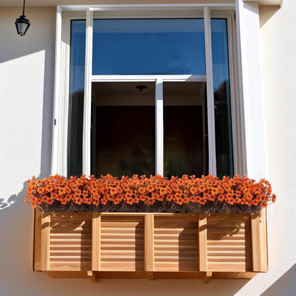 Fall Artificial Flower UV Resistant Halloween Harvest Festival Decor Fake Silk Flower Home Table Centerpiece Decoration