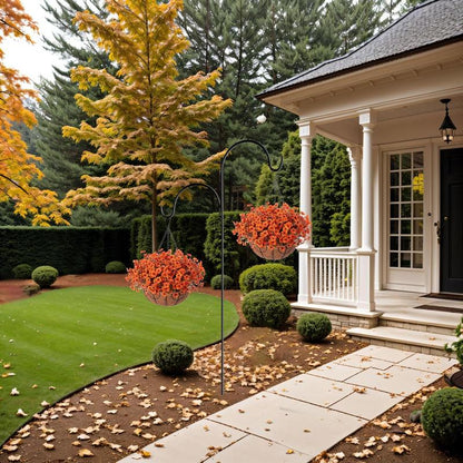 Fall Artificial Flower UV Resistant Halloween Harvest Festival Decor Fake Silk Flower Home Table Centerpiece Decoration